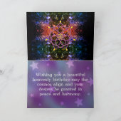 ハッピーバースデー曼荼羅宇宙銀河系 カード (内部)