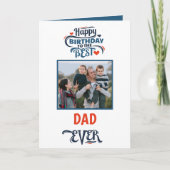 ハッピーバースデー最高のからパパへ  カード (正面)