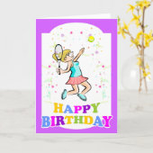 ハッピーバースデー最高のの女子 カード (黄色い花)