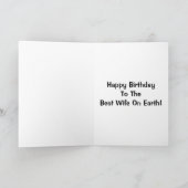 ハッピーバースデー最高のはこの世に! カード (内部)