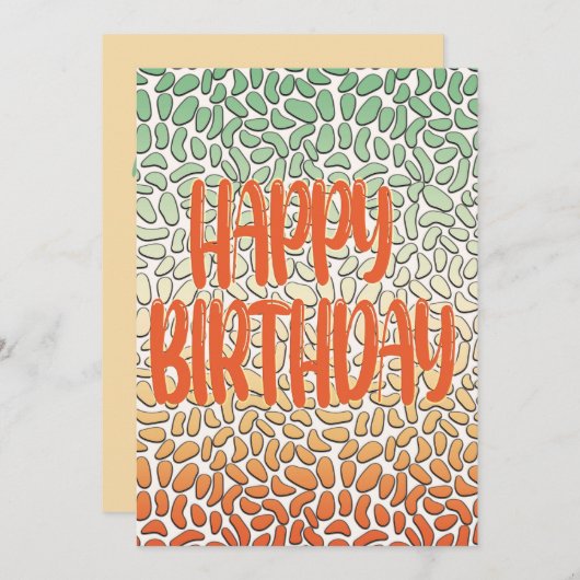 ハッピーバースデー最高のは (正面/裏面)