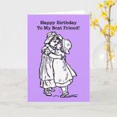 ハッピーバースデー最高のを頼む！ カード (黄色い花)