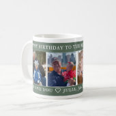 ハッピーバースデー最高のグランパエバー コーヒーマグカップ (正面左)