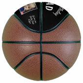 ハッピーバースデー最高のパパ3 Photo Collage Black バスケットボール (右)