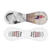 ハッピーバースデー最高のパパEver Photo Collage 野球ボール (パネル)