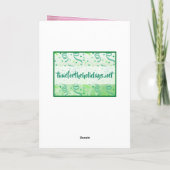 ハッピーバースデー最高のママカード カード (裏面)