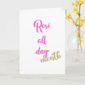 ハッピーバースデー月バラ全月 カード (黄色い花)