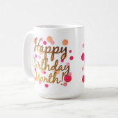 ハッピーバースデー月! コーヒー・マグ コーヒーマグカップ (正面左)