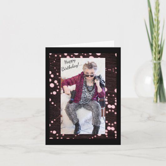 ハッピーバースデー期限切れ小児用挨拶カード カード (正面)