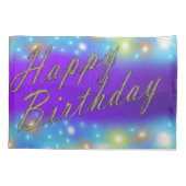 ハッピーバースデー枕ケース 枕カバー (裏面)