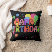ハッピーバースデー枕 クッション (ブランケット)