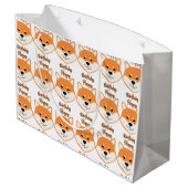 ハッピーバースデー柴犬オリジナル大型ギフトバッグ ラージペーパーバッグ (裏面アングル)