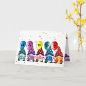 ハッピーバースデー格言 カード (黄色い花)