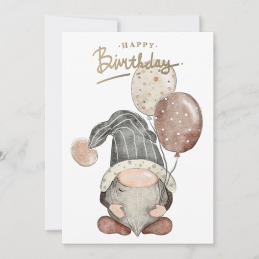ハッピーバースデー格言 シーズンカード (正面)