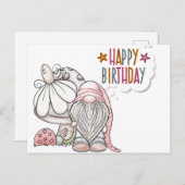 ハッピーバースデー格言 ポストカード (正面/裏面)