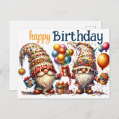 ハッピーバースデー格言 ポストカード (正面/裏面)