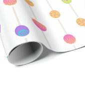 ハッピーバースデー棒つきキャンデー ラッピングペーパー (ロールコーナー)