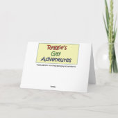 ハッピーバースデー楽しむファインアート カード (裏面)