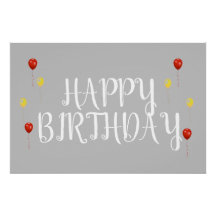 ハッピーバースデー標識