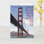 ハッピーバースデー橋カード カード (黄色い花)