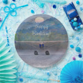 ハッピーバースデー機 ペーパープレート (パーティー)