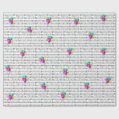 ハッピーバースデー歌と風船 ラッピングペーパー (フラット)