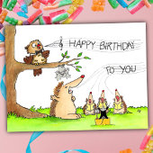 ハッピーバースデー歌手 ポストカード