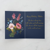 ハッピーバースデー母折りカード サンキューカード (内部)