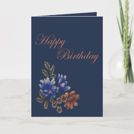 ハッピーバースデー母折りカード サンキューカード