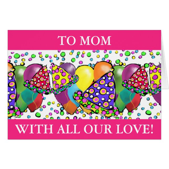 ハッピーバースデー母 (正面横)