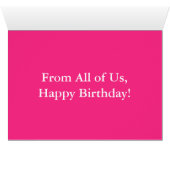 ハッピーバースデー母 (内部横(下))