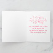 ハッピーバースデー母 カード (内部)