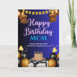 ハッピーバースデー母 カード