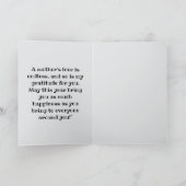 ハッピーバースデー母 カード (内部)