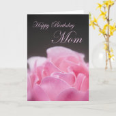 ハッピーバースデー母 カード (黄色い花)