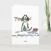 ハッピーバースデー母 カード (裏面)