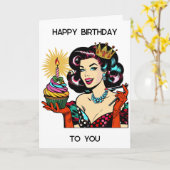 ハッピーバースデー氏(名前を入力)の気のあるそぶりをした誕生日 カード (黄色い花)