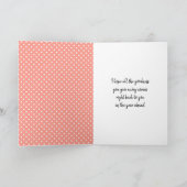 ハッピーバースデー水彩デイジー カード (内部)