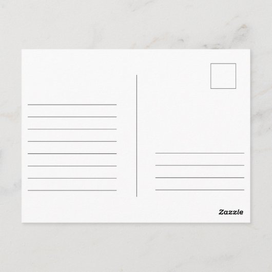 ハッピーバースデー水彩緑化フローラ エレガント ポストカード (裏面)