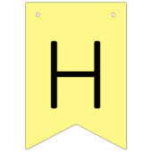 ハッピーバースデー水玉模様猫 バンティングフラッグ (第2の旗)