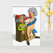 ハッピーバースデー汚い古い物！ カード (黄色い花)