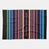 ハッピーバースデー泣き叫びタオル キッチンタオル (横)