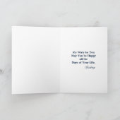 ハッピーバースデー海サンセットトロピカル シーズンカード (内部)