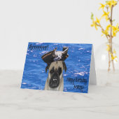 ハッピーバースデー海賊版 カード (黄色い花)