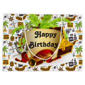 ハッピーバースデー海賊 ラージペーパーバッグ (裏面)