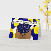 ハッピーバースデー海軍現役! カード (黄色い花)