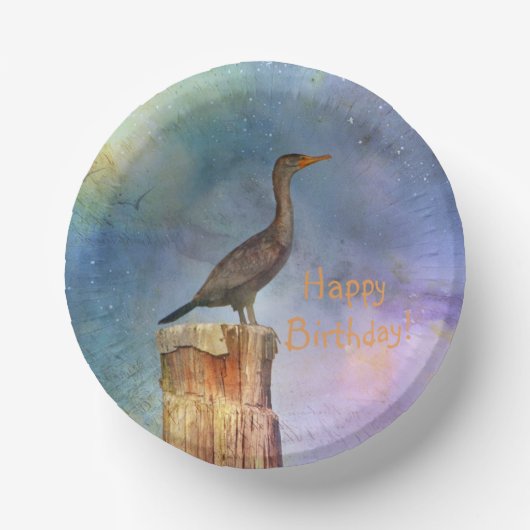 ハッピーバースデー海鳥 ペーパーボウル (正面)