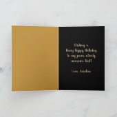 ハッピーバースデー温感的に素晴らしいパパ サンキューカード (内部)