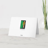 ハッピーバースデー漫画の馬。 カード (裏面)