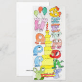 ハッピーバースデー漫画バブルキャラクター (正面/裏面)